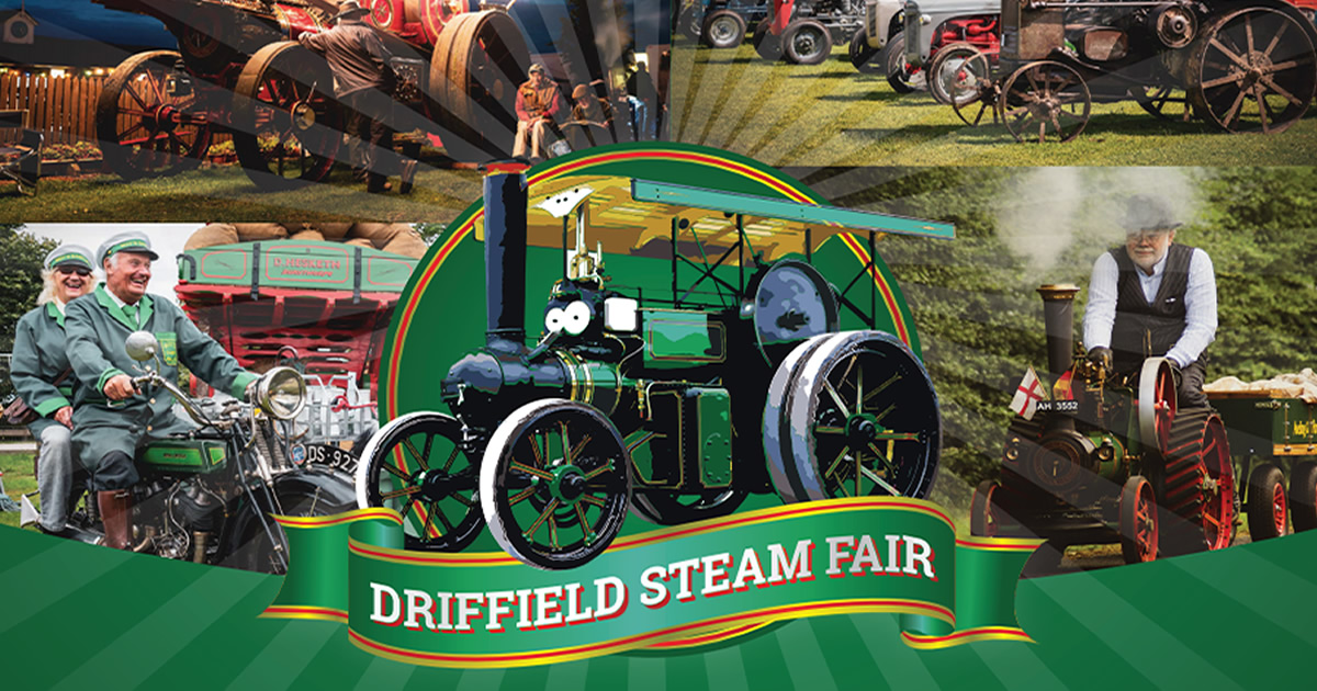 driff steam fair og