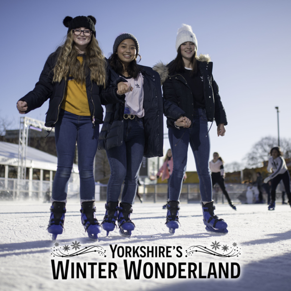 HALF PRICE Family Ticket for Ice Skating and Funfair Rides at Yorkshire's Winter Wonderland